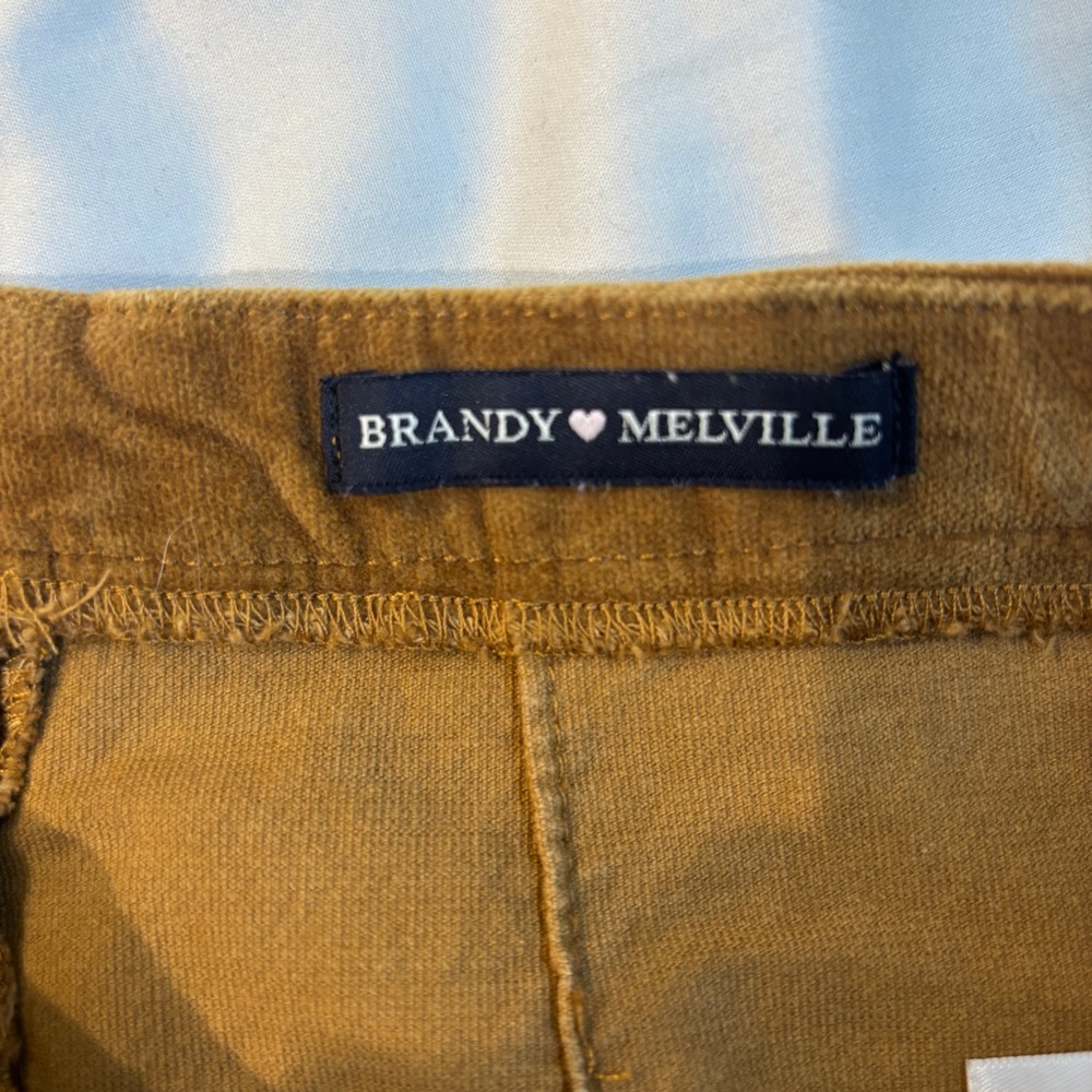 Brandy Melville Skirt in Bronze Velveteen, Like New 😍 - Picture 10 of 11